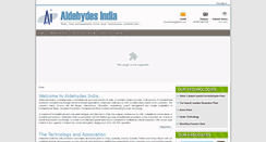 Desktop Screenshot of aldehydesindia.com